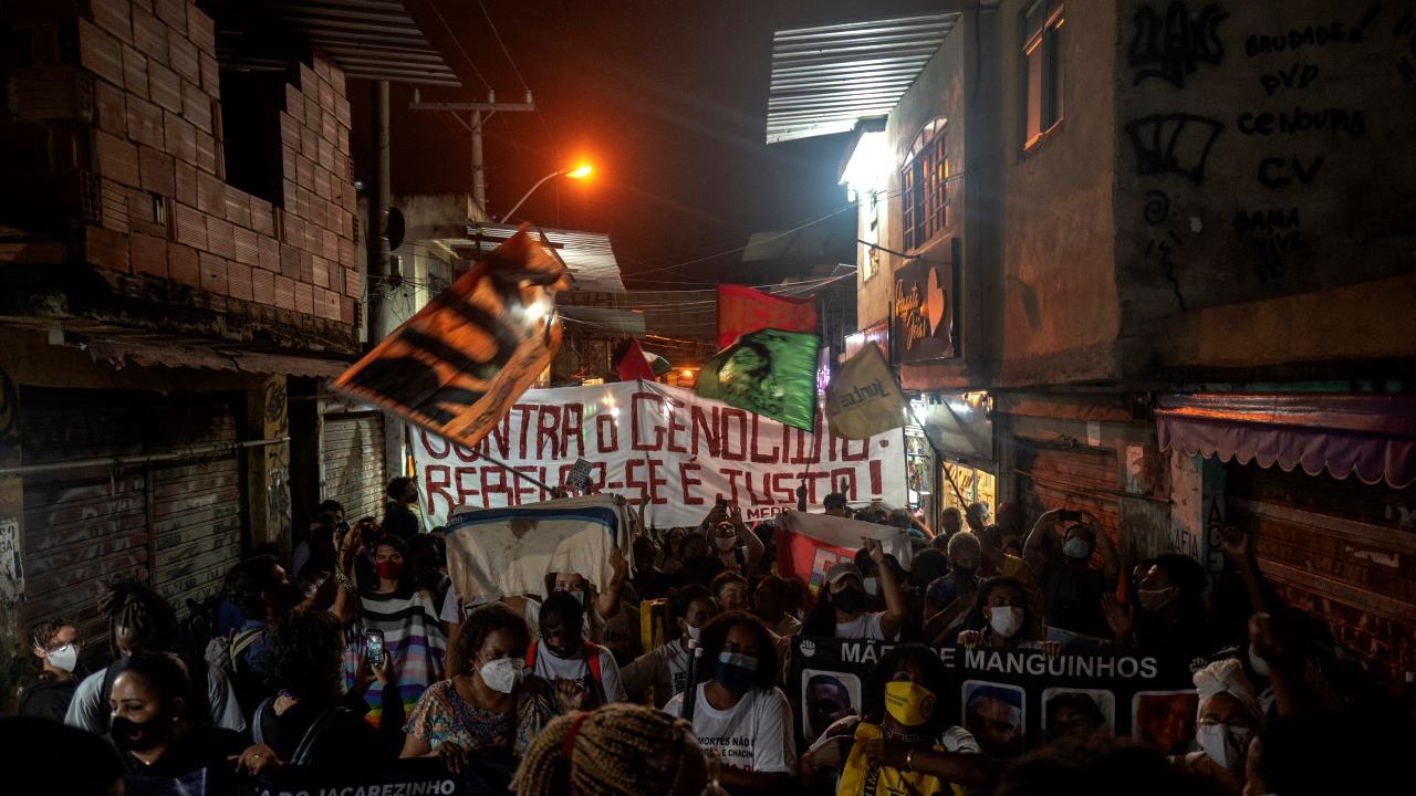 Protesto em Jacarezinho